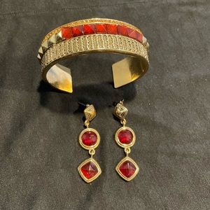 Barrs bangle and earring set